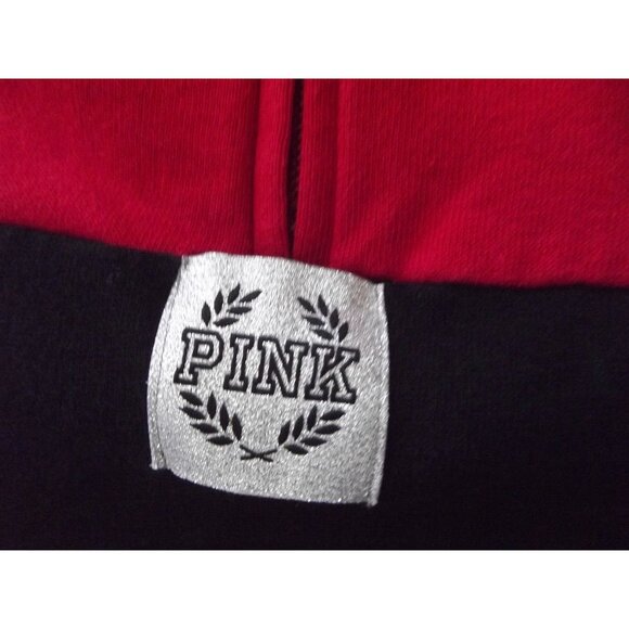 Victoria's Secret PINK Sweatshirt Medium Ohio State sequin 1/4-zip Pullover OSU - Picture 8 of 16